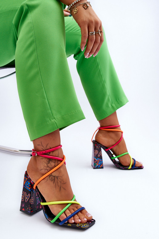  Elegantní sandály na vysokém podpatku různé barvy Josette