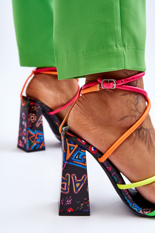  Elegantní sandály na vysokém podpatku různé barvy Josette