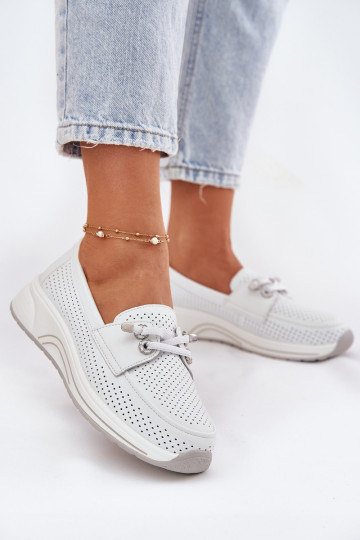  boty  s platformou Artiker 56C2101 bílé