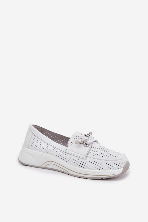 boty  s platformou Artiker 56C2101 bílé  boty  s platformou Artiker 56C2101 bílé