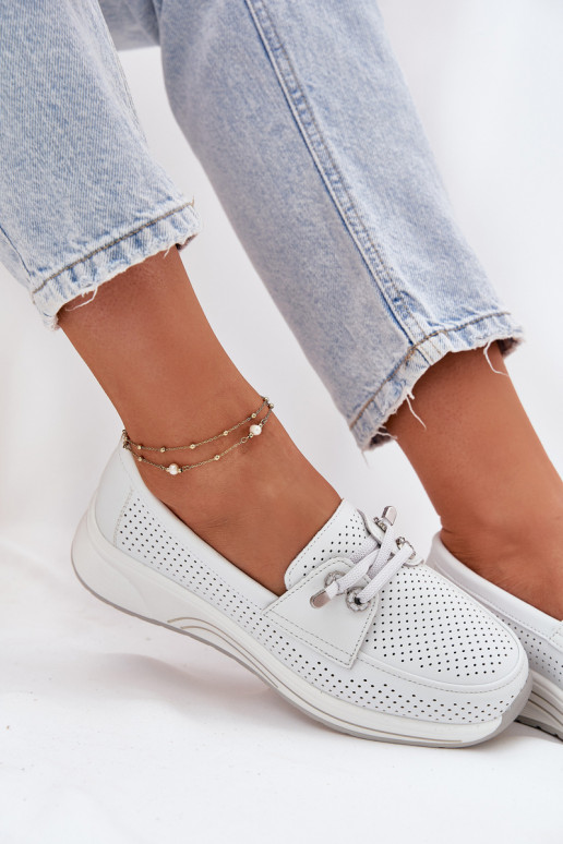 boty  s platformou Artiker 56C2101 bílé  boty  s platformou Artiker 56C2101 bílé