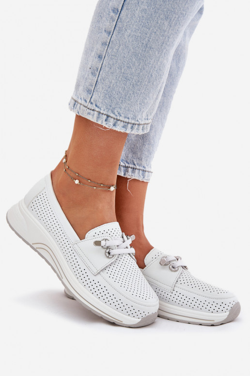 boty  s platformou Artiker 56C2101 bílé  boty  s platformou Artiker 56C2101 bílé