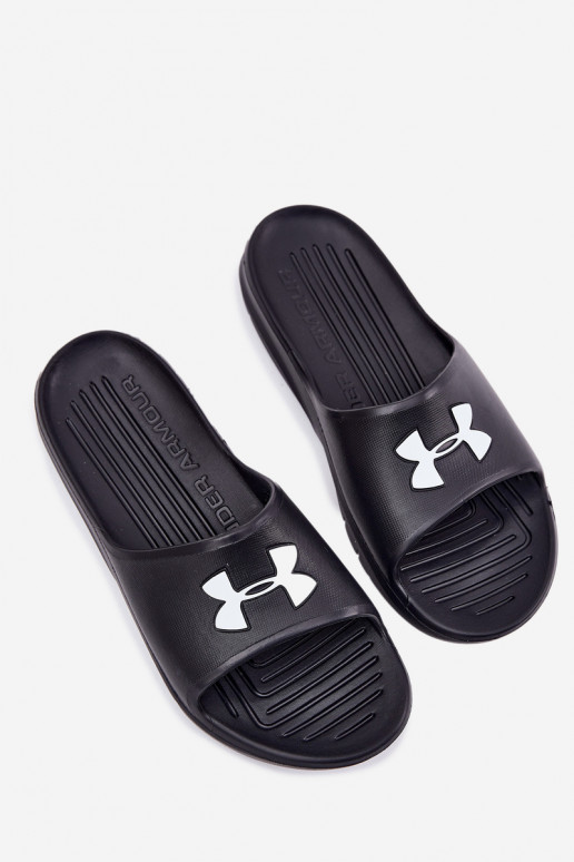 Pantofle  Under Armour 3021286-001 Černé Pantofle  Under Armour 3021286-001 Černé