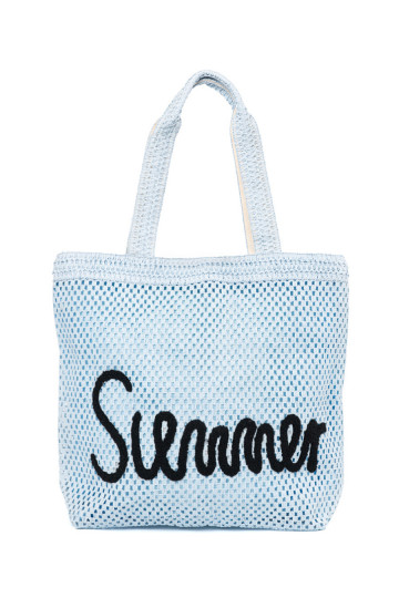 Modrá torba plażowa