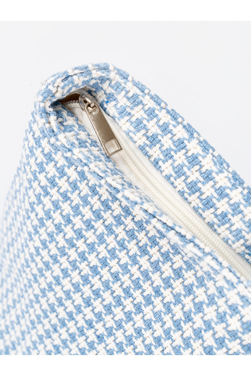 Kabelka/taška plażowa niebiesko-białą kratkę