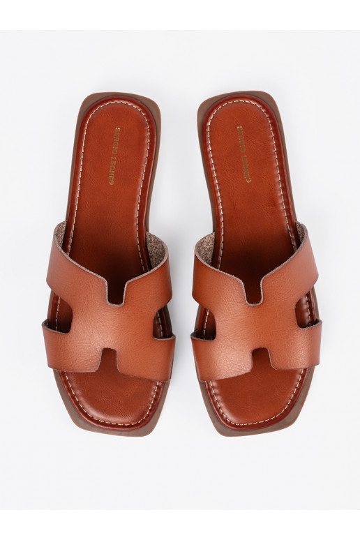 hnědá Pantofle  hnědá Pantofle