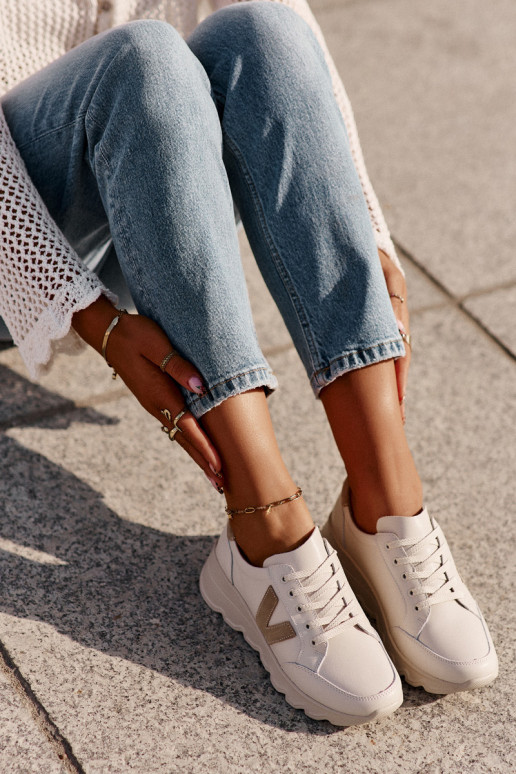 Sportiniai bateliai Vinceza smėlio... Sportiniai bateliai Vinceza smėlio...