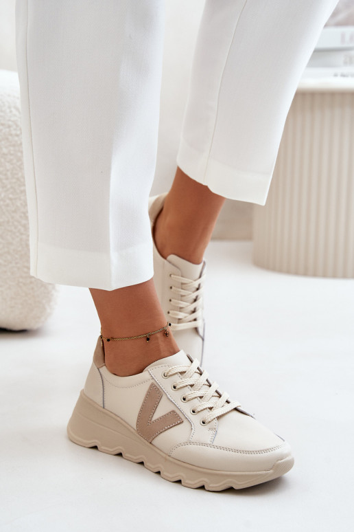 Sportiniai bateliai Vinceza smėlio... Sportiniai bateliai Vinceza smėlio...