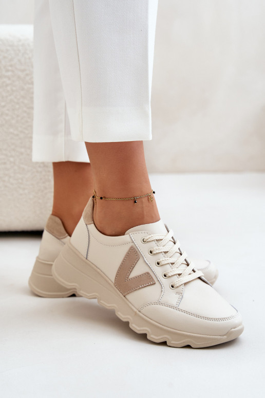 Sportiniai bateliai Vinceza smėlio... Sportiniai bateliai Vinceza smėlio...