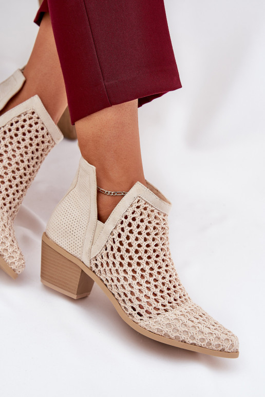 Ažūriniai aulinukai su kulniukai Ažūriniai aulinukai su kulniukai