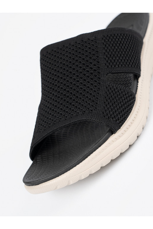  Černé Pantofle s platformou Sergio Leone