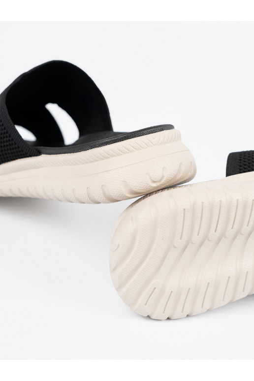  Černé Pantofle s platformou Sergio Leone