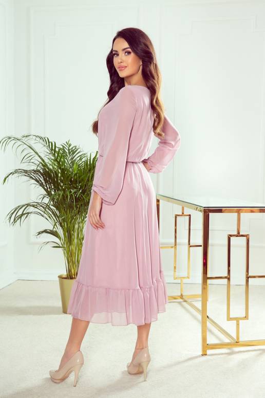 Kergelt õhuke juhuslik roosa kleit...