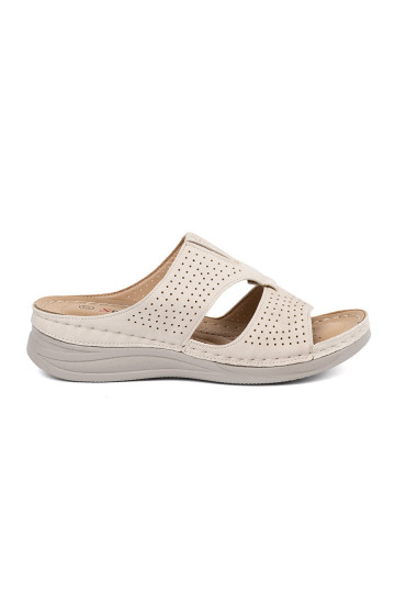 slonová kost  Pantofle z wycięciami