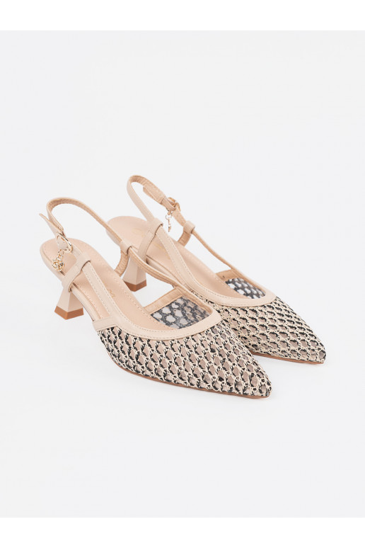 slonová kost vysoké podpatky  