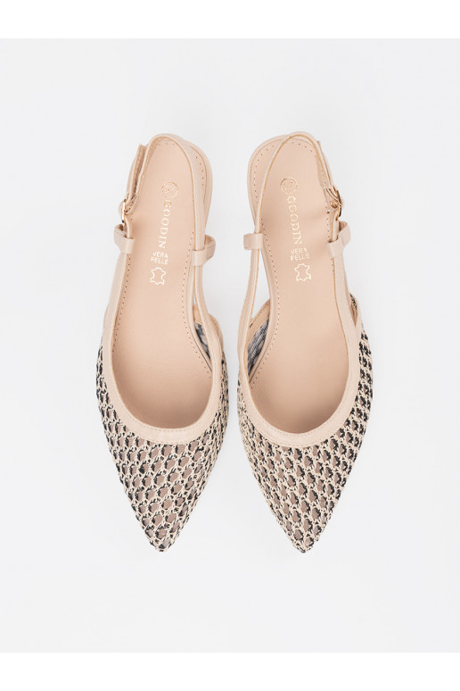 slonová kost vysoké podpatky  