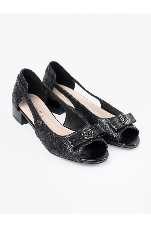 Černé  Tenisky s otevřenou přední částí