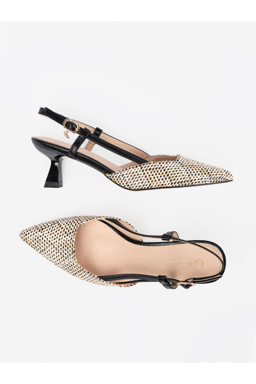 Černé  vysoké podpatky 