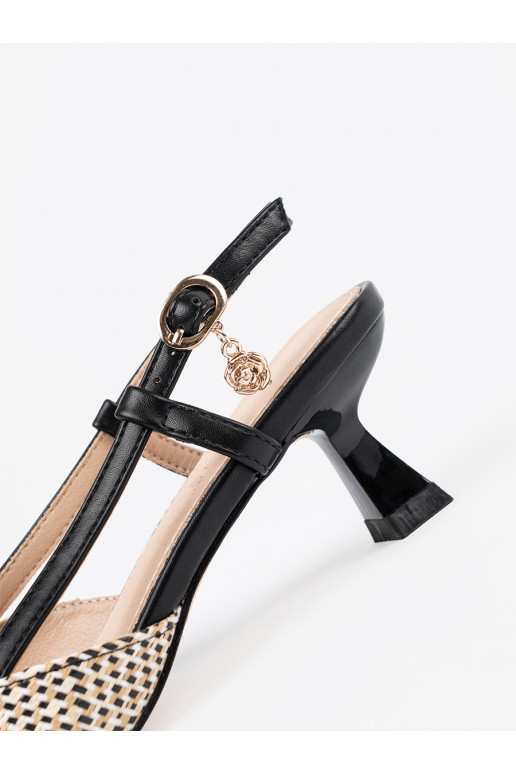 Černé  vysoké podpatky 