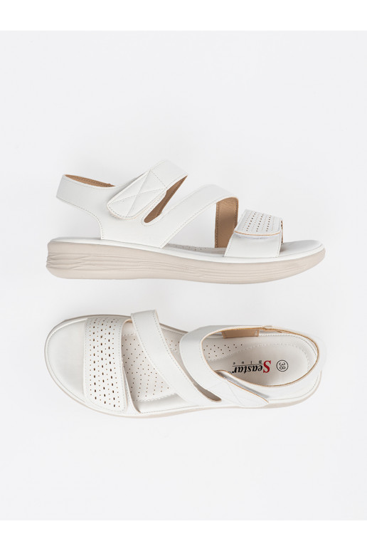 bílé sandály  y