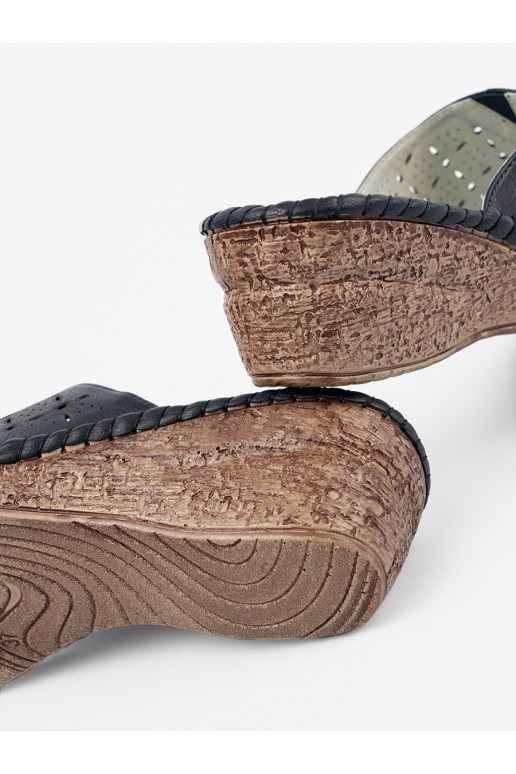 Pantofle  modrá  Pantofle  modrá