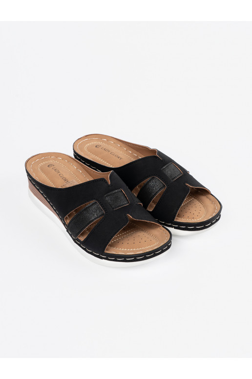 Dámské pantofle Černé