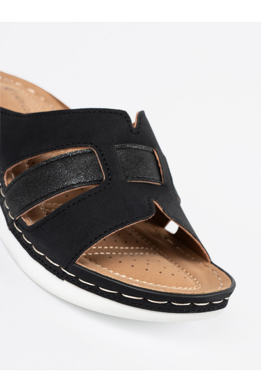 Dámské pantofle Černé