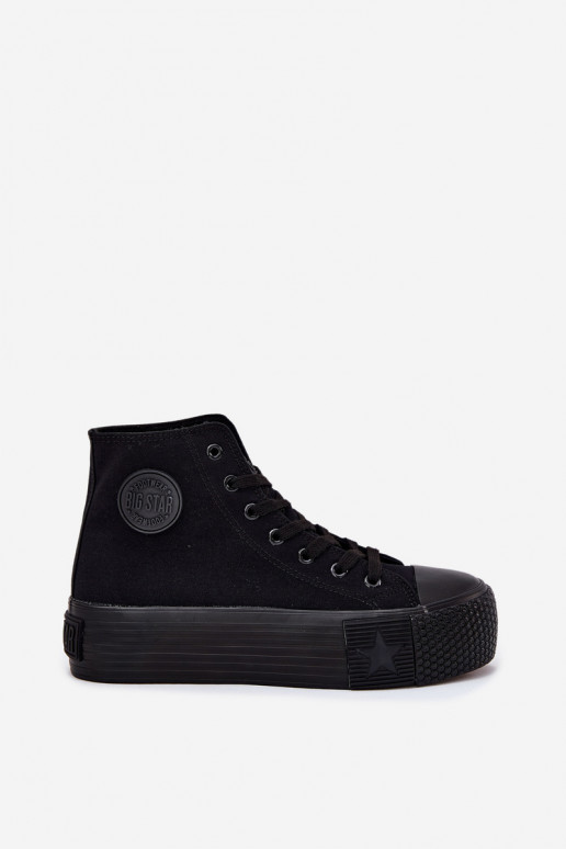 Ležérní obuv s platformou Big Star RR274742 Černé Ležérní obuv s platformou Big Star RR274742 Černé