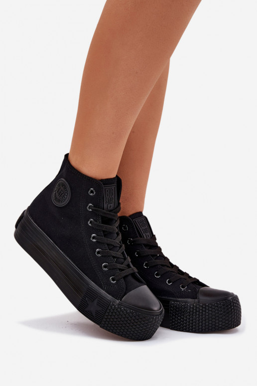 Ležérní obuv s platformou Big Star RR274742 Černé Ležérní obuv s platformou Big Star RR274742 Černé