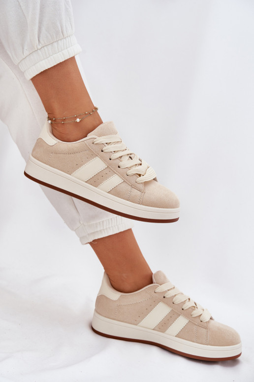 Tenisky  Z z eko semišeu béžové Arlenina