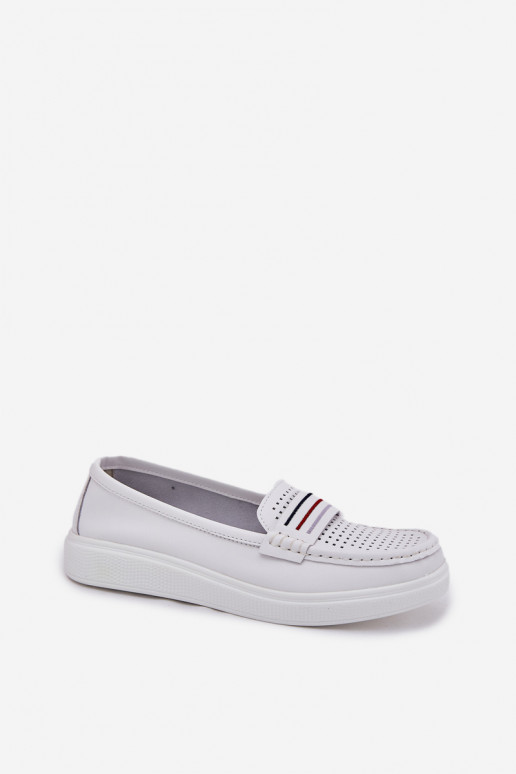  Dámské mokasíny bílé Dovema