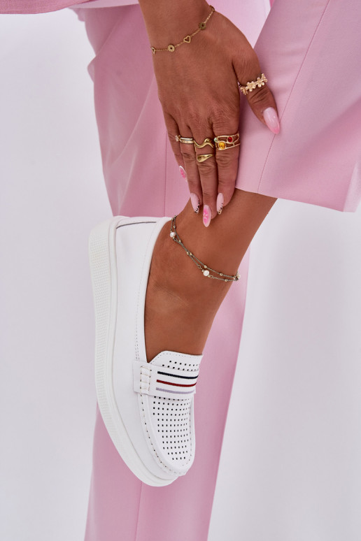  Dámské mokasíny bílé Dovema