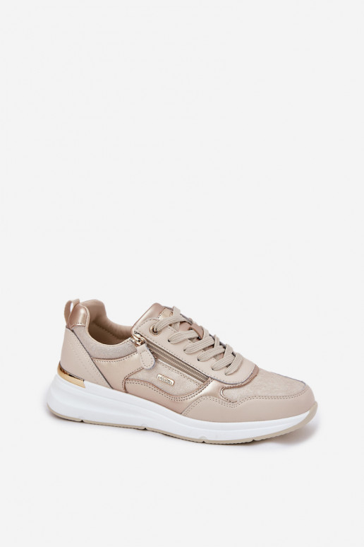  tenisky Tenisky  se zipy béžové Lilimia