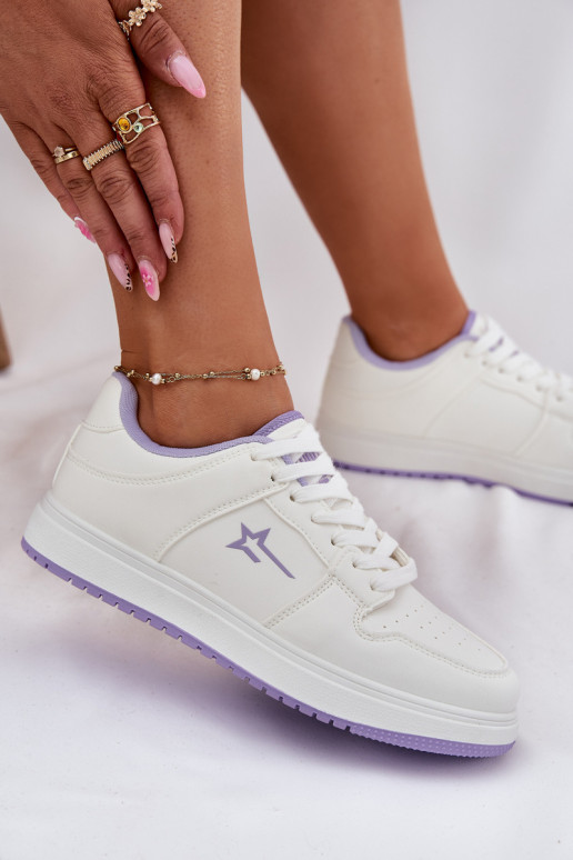 Tenisky  Big Star RR274A245 HI-POLY SYSTEM Bílá-Barva fialová