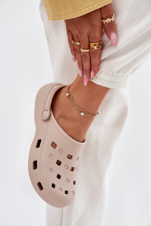 Dámské pantofle  LEMIGO 806 béžové