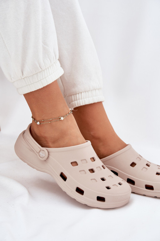 Dámské pantofle  LEMIGO 806 béžové