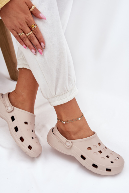 Dámské pantofle  LEMIGO 806 béžové