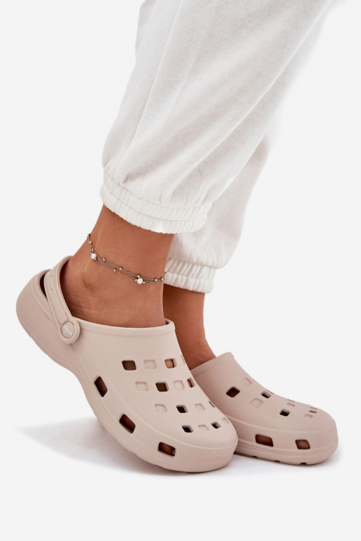 Dámské pantofle  LEMIGO 806 béžové