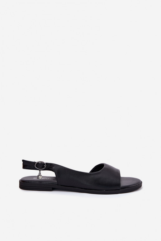 Dámské sandály s širokými podpatky Černé Weanise Dámské sandály s širokými podpatky Černé Weanise