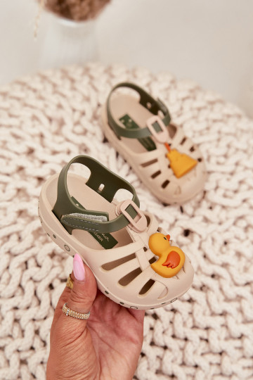 sandály Dětské se samolepicími uzávěry 83619 Ipanema Summer XV Baby béžové
