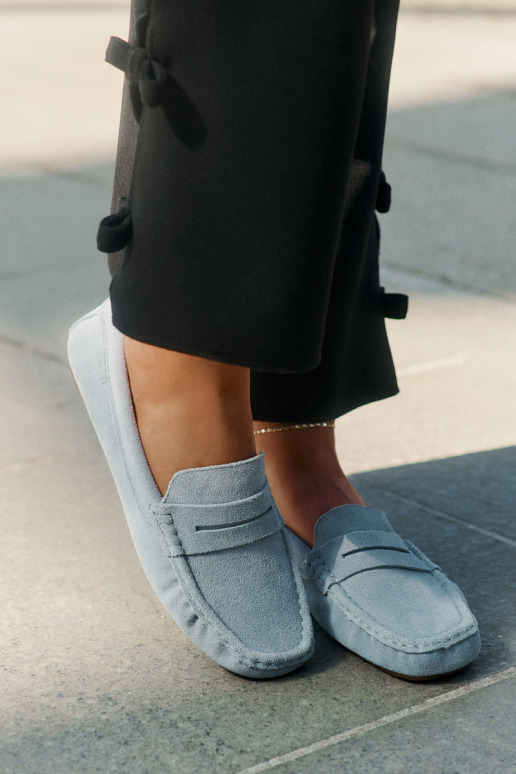 Zomšiniai mokasinai Big Star mėlynos... Zomšiniai mokasinai Big Star mėlynos...