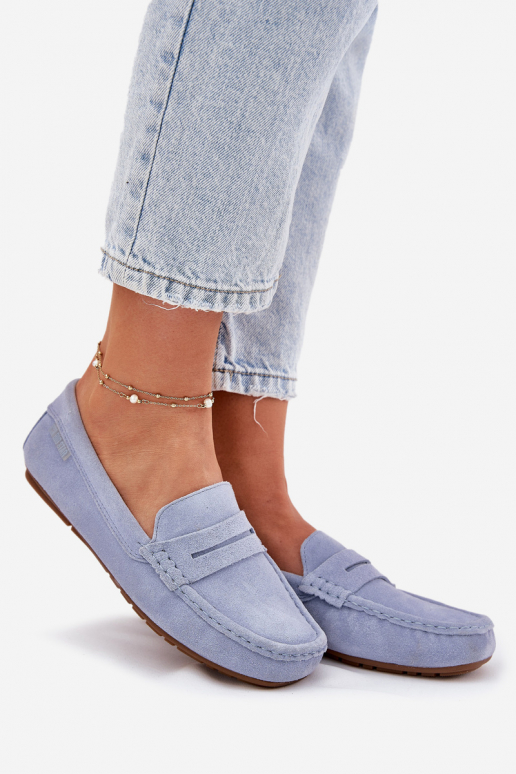 Zomšiniai mokasinai Big Star mėlynos... Zomšiniai mokasinai Big Star mėlynos...