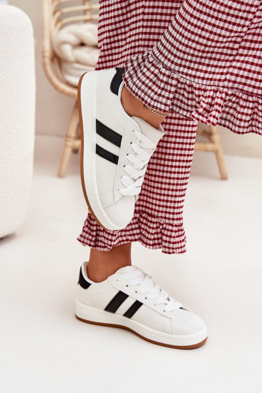 tenisky Tenisky  z ekologické kůže bílé Ravina