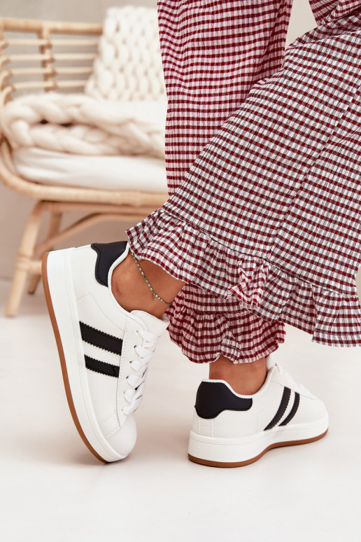 tenisky Tenisky  z ekologické kůže bílé Ravina