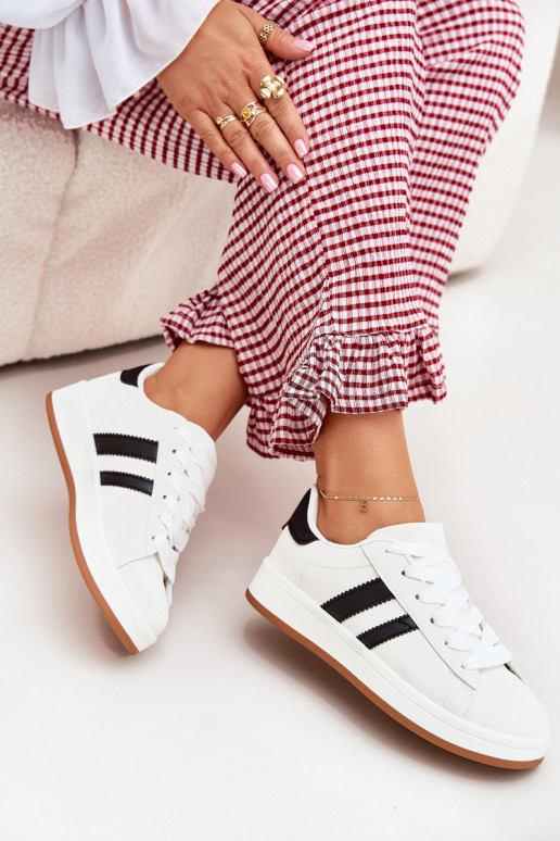 tenisky Tenisky  z ekologické kůže bílé Ravina