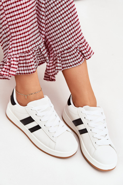 tenisky Tenisky  z ekologické kůže bílé Ravina