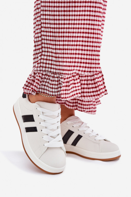 tenisky Tenisky  z ekologické kůže bílé Ravina