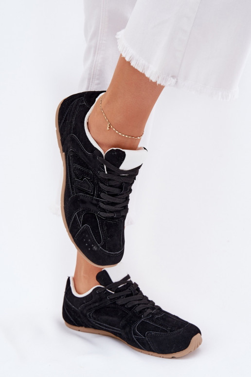 tenisky  Z z eko semišeu Černé Dorella tenisky  Z z eko semišeu Černé Dorella