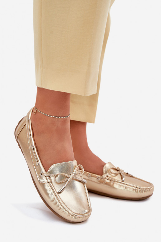  Eko  mokasíny zlaté barvy Si Passione