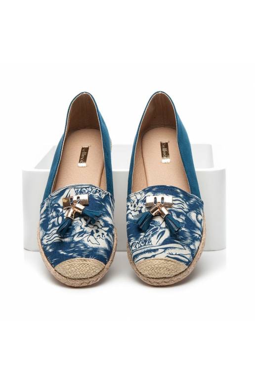 Espadrilės "Jeans Blue Suede" BL22-520BL
